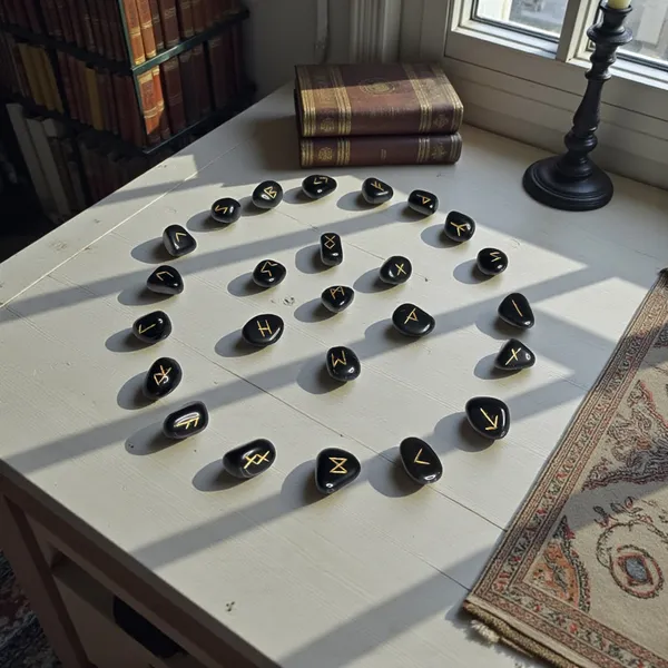 Rune_Symbol_Stones_Black_Agate_Engraved